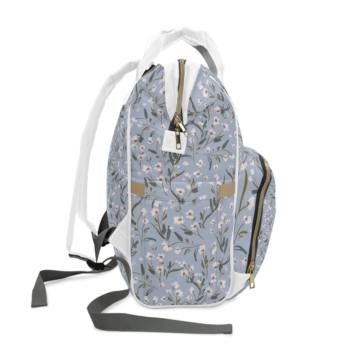 Diaper BagSouthern Bloom Personalized Nylon Waterproof Diaper BagBritt Mills Design