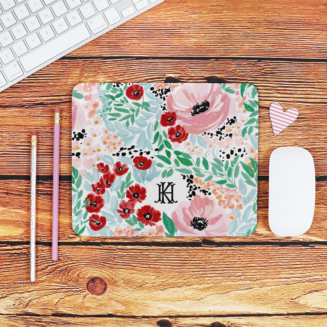 Colette Monogrammed Mouse Pad
