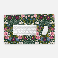 Gardens Monogrammed Desk Mat - Large (24" x 14")