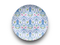 Colorful Coastal Chinoiserie Dinnerware Collection (Unbreakable and BPA-free)
