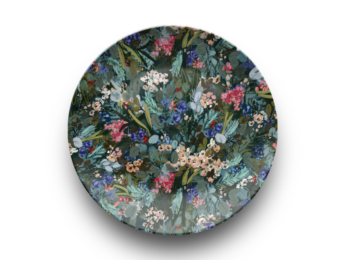 Winter Berry Dinnerware & Platter Collection (Unbreakable and BPA-free)