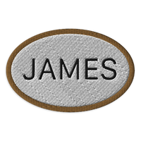 Embroidered Name Patches