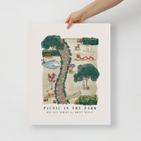 Picnic In The Park Art Print (Day Out Series)