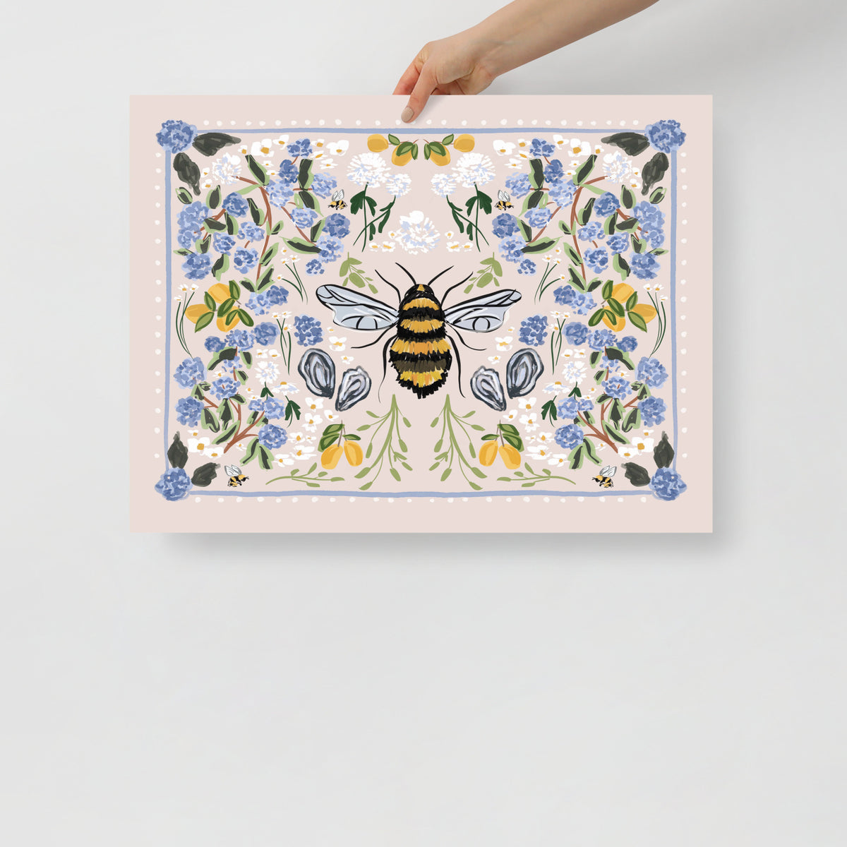 Lazy Lemon Art Print