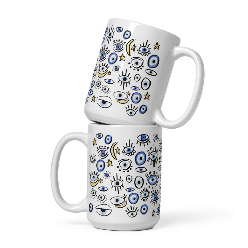 Evil Eye Mug-Britt Mills Design