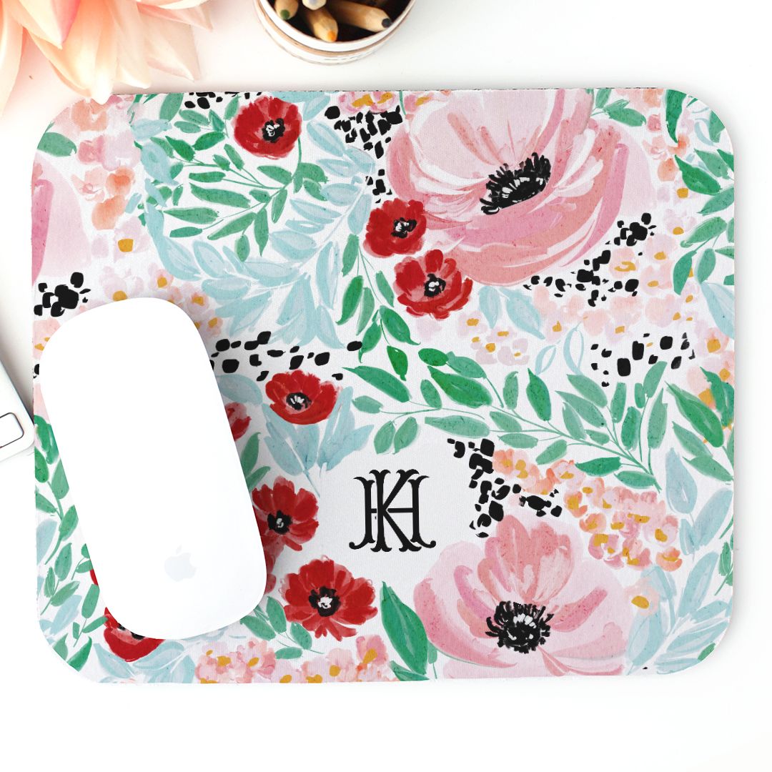 Colette Monogrammed Mouse Pad