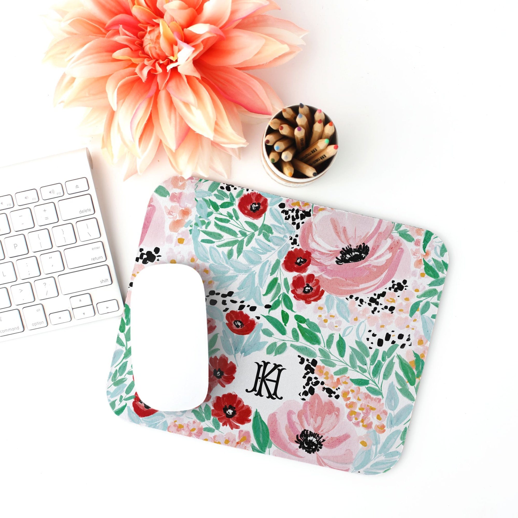 Colette Monogrammed Mouse Pad