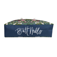 Gardens Monogrammed Carry-All Tote-Britt Mills Design