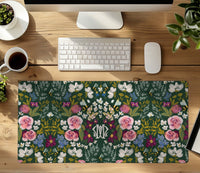 Large Desk Mat - Gardens Monogrammed Desk Mat - Large (24" X 14")