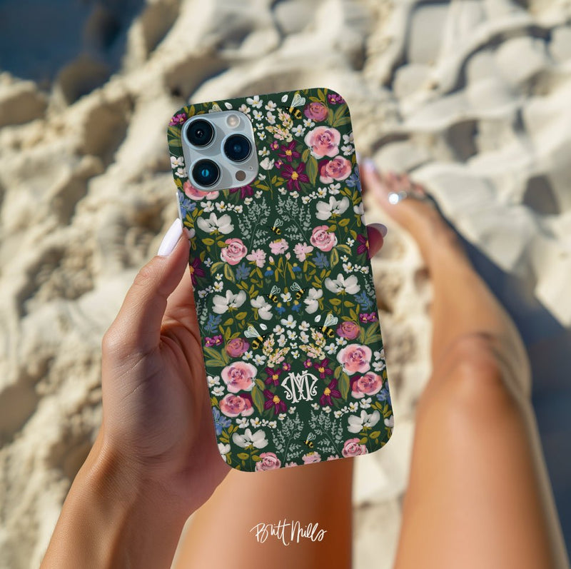 IPhone® Case - Gardens Monogrammed Snap Case For IPhone®