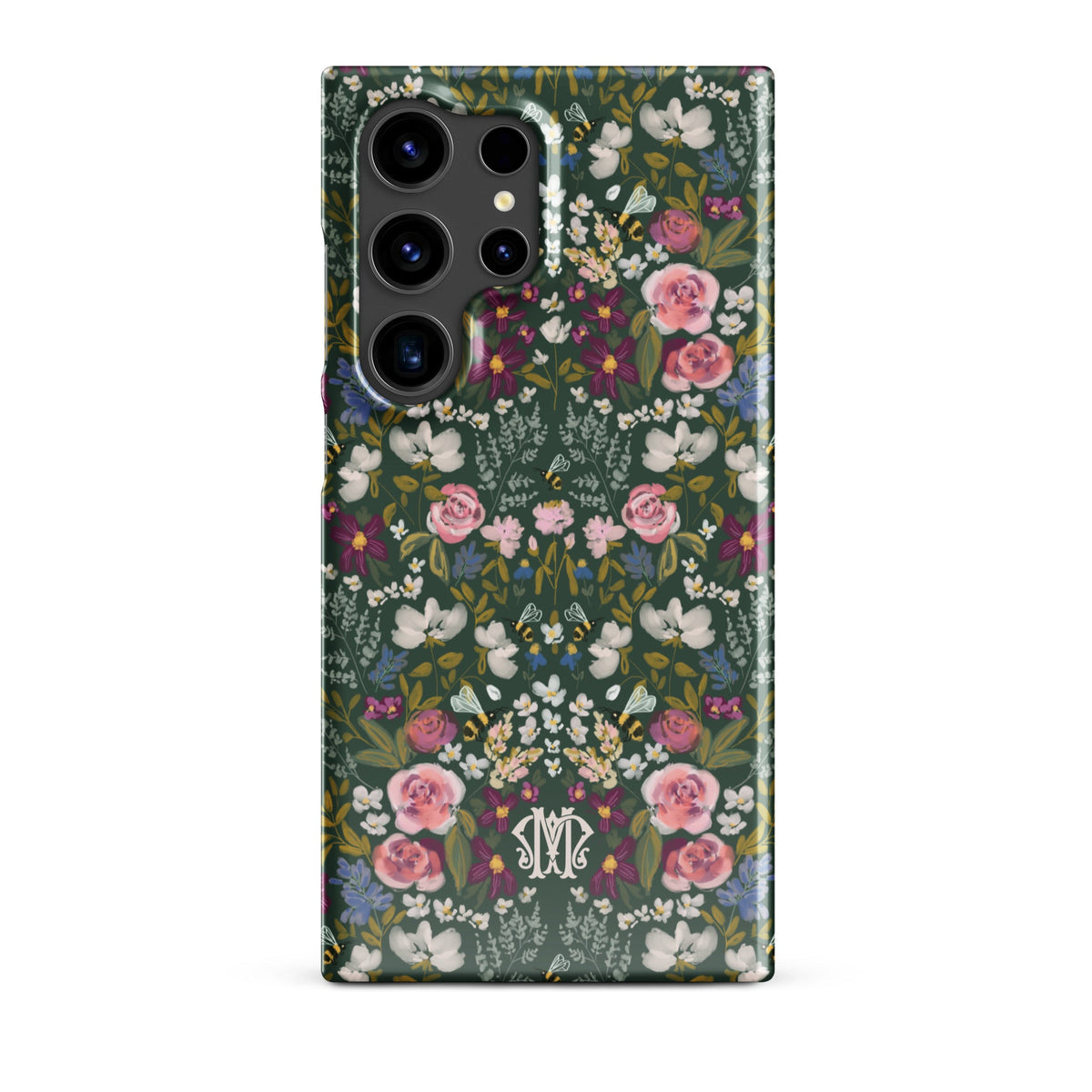 Gardens Monogrammed Snap case for Samsung®-Britt Mills Design