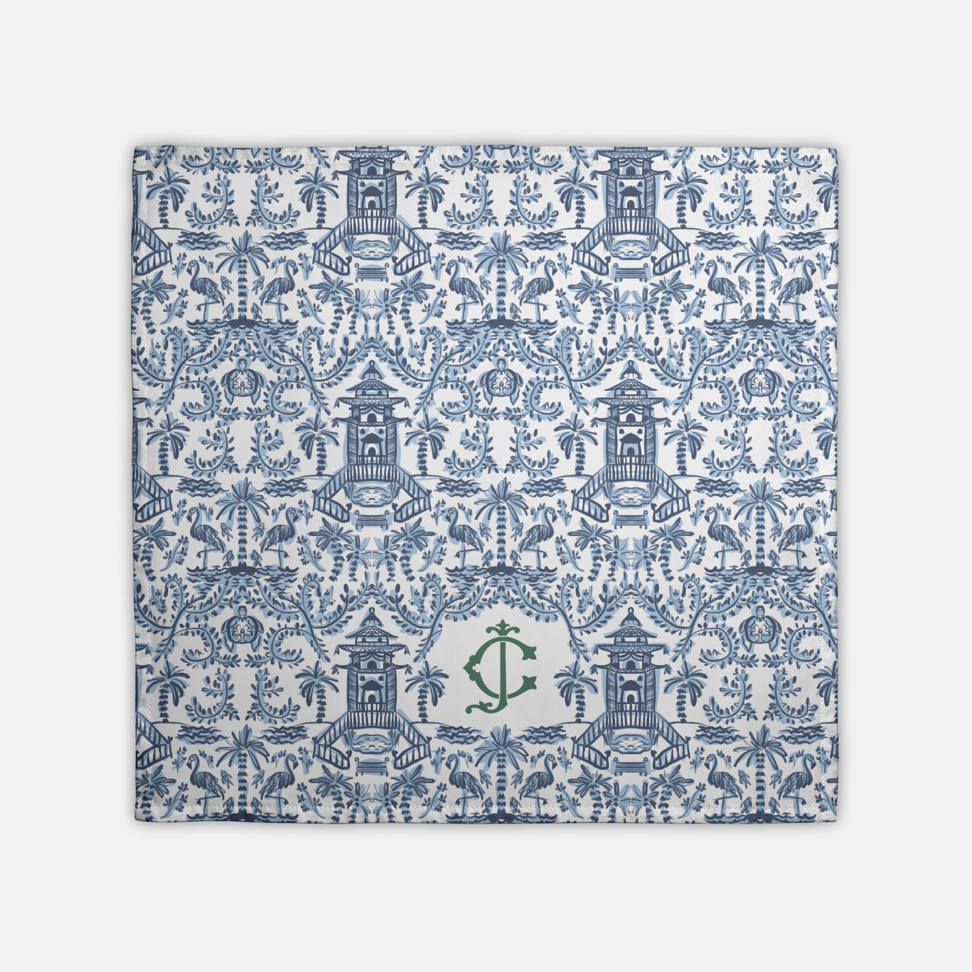 Hostess TowelsPalm Beach Monogrammed Hostess Towel (Single)Britt Mills Design