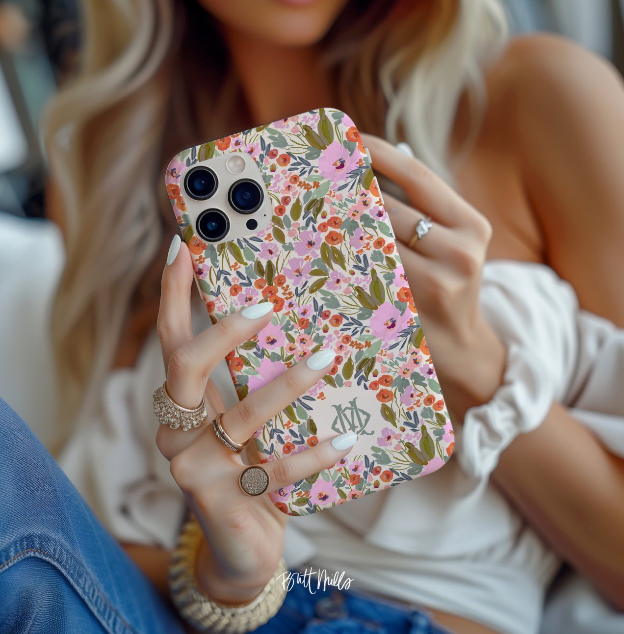 iPhone® CaseSavannah Monogrammed Snap case for iPhone®Britt Mills Design