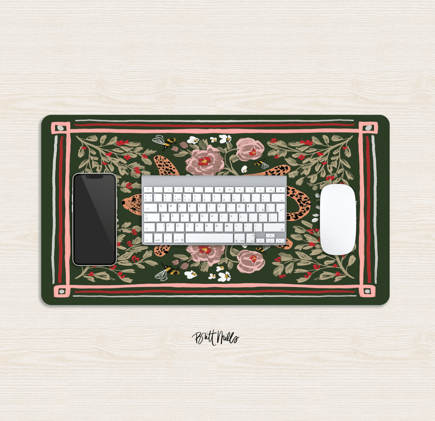 Large Desk MatLegacy Desk Mat - Large (24" x 14")Britt Mills Design