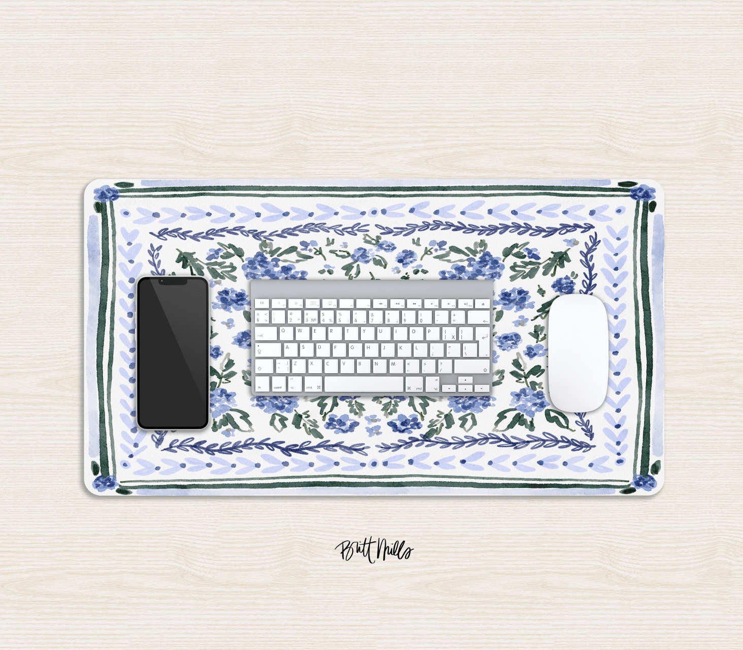 Large Desk MatLove Story Desk Mat - Large (24" x 14")Britt Mills Design