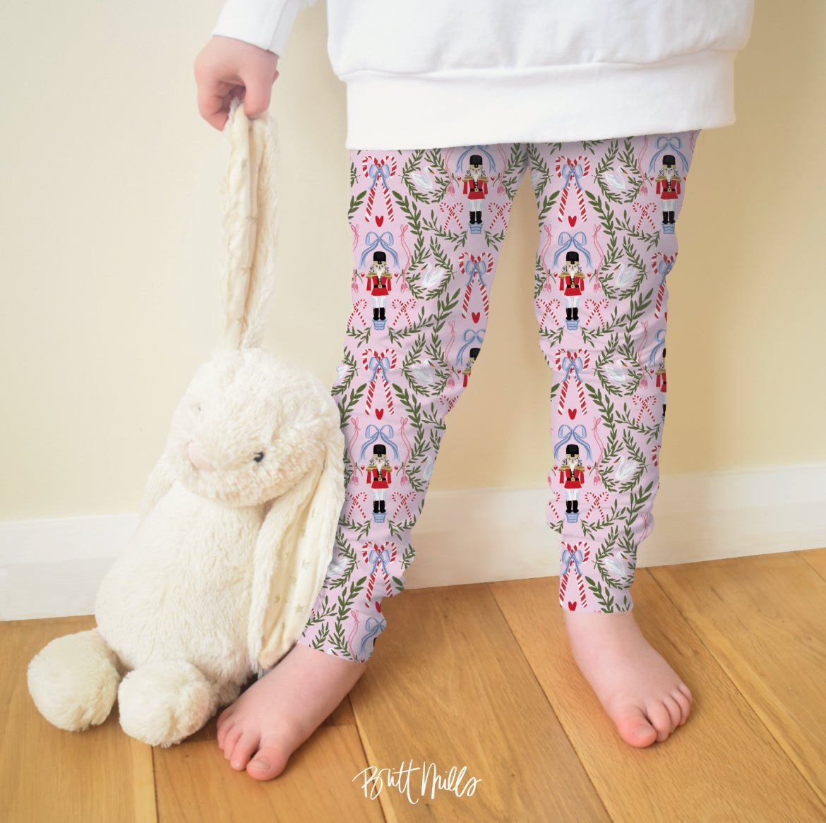 LeggingsNutcracker Dreams Kid's LeggingsBritt Mills Design