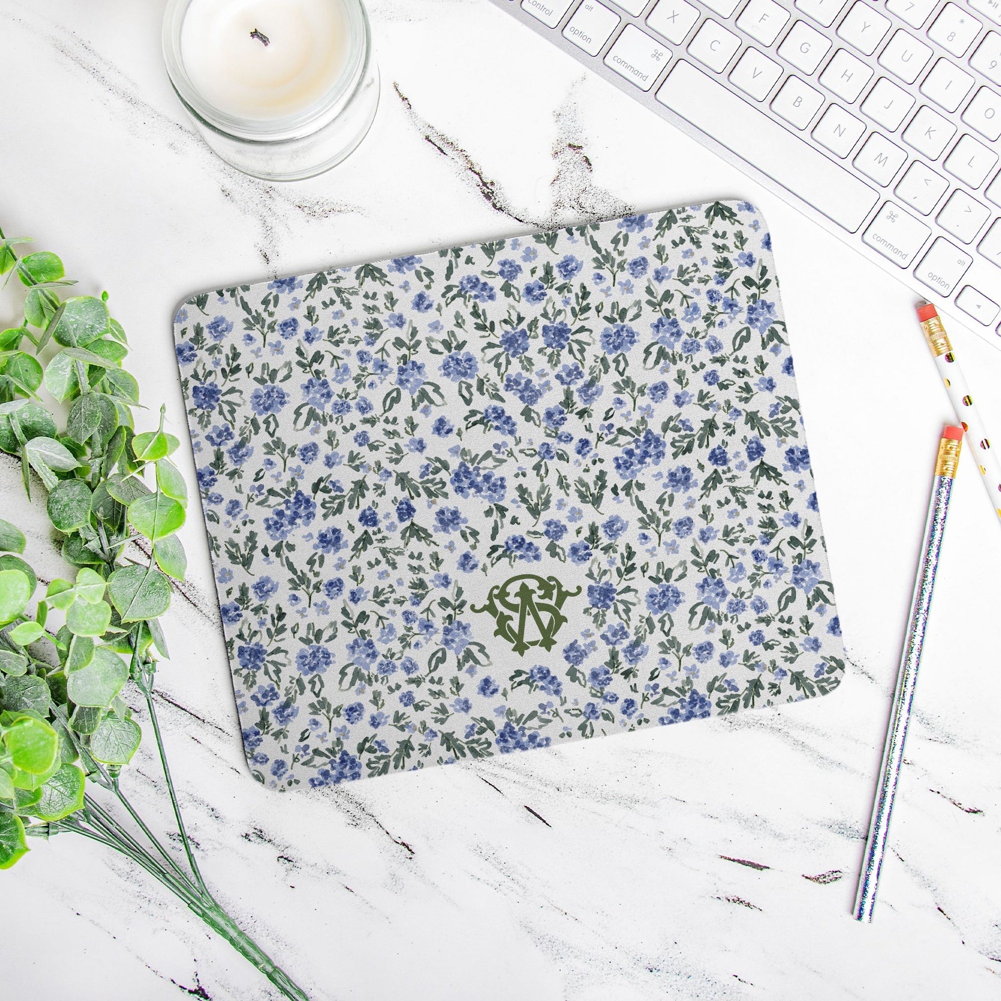 Mouse PadEnglish Countryside Monogrammed Mouse PadBritt Mills Design