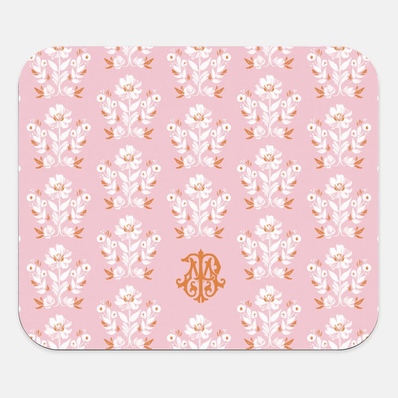 Mouse PadEvangeline Pink Monogrammed Mouse PadBritt Mills Design