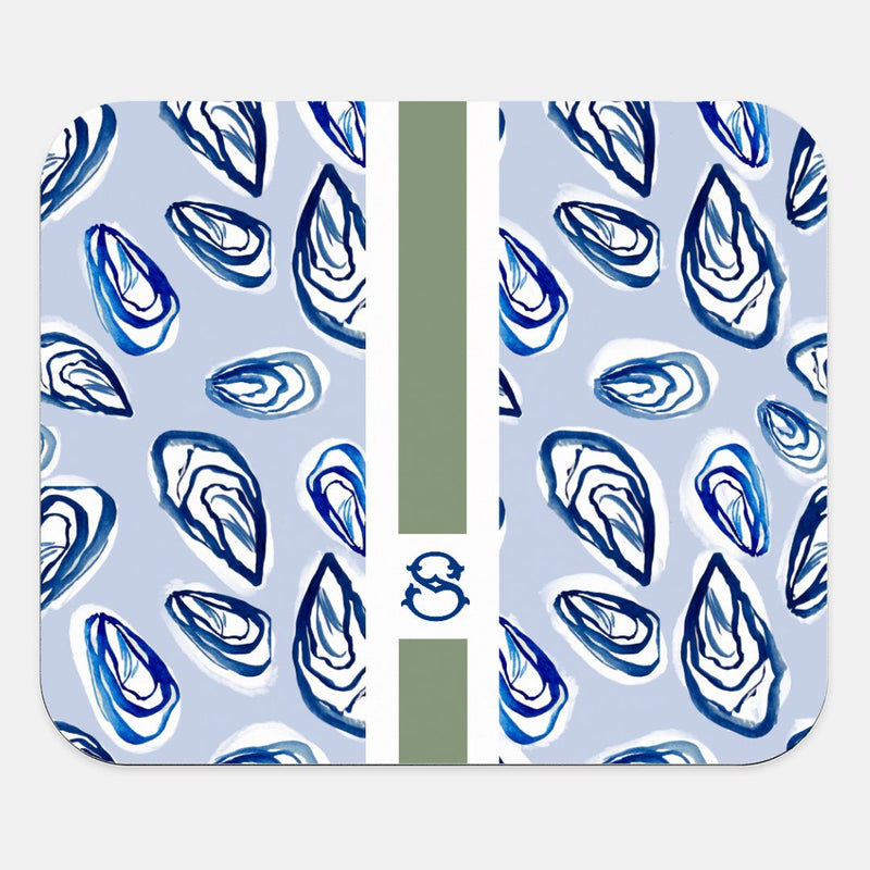 Mouse PadNantucket Striped Monogrammed Mouse PadBritt Mills Design