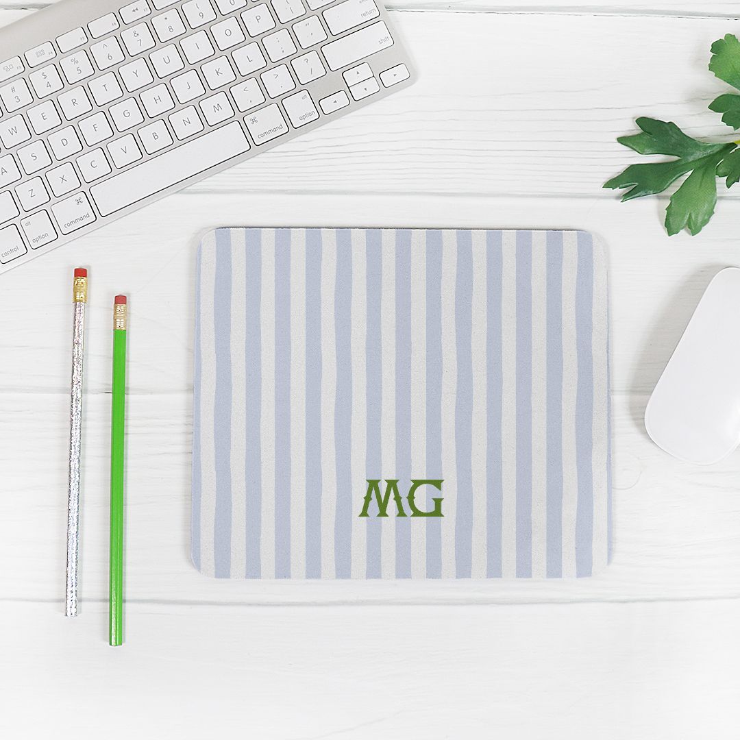 Mouse PadSeaside Stripes Monogrammed Mouse PadBritt Mills Design