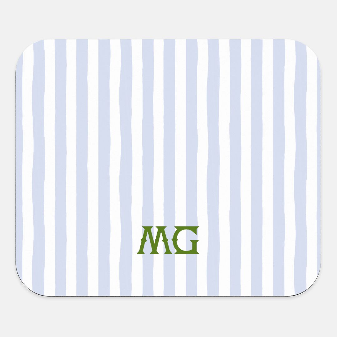Mouse PadSeaside Stripes Monogrammed Mouse PadBritt Mills Design