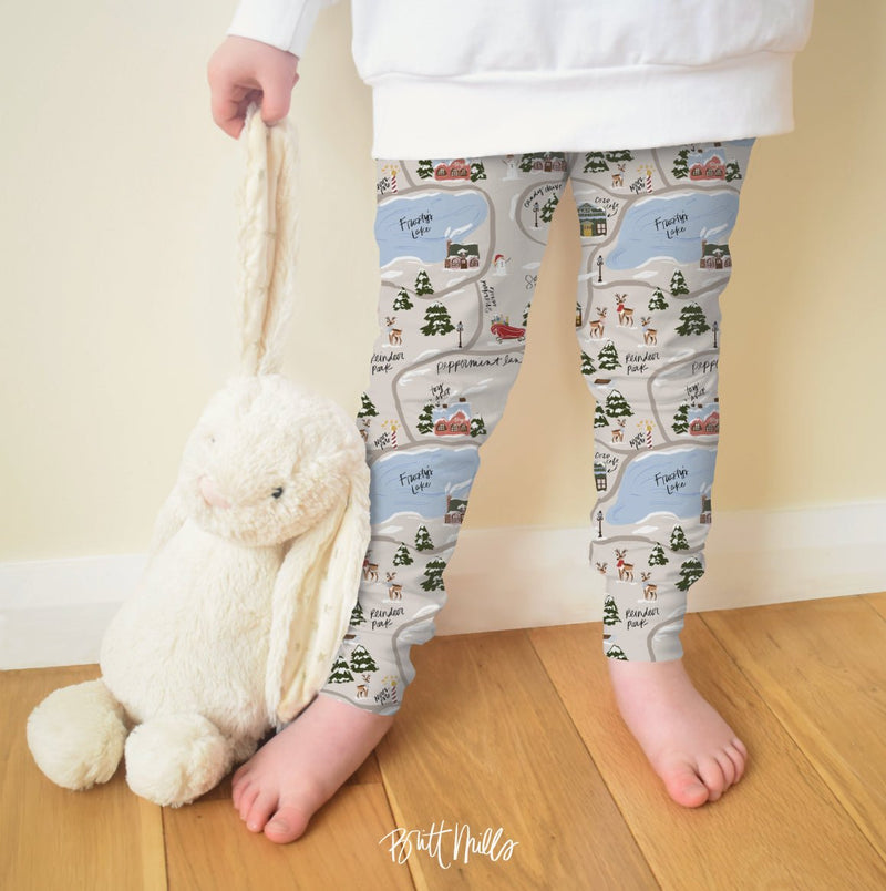 Leggings - North Pole Adventure Kid's Leggings