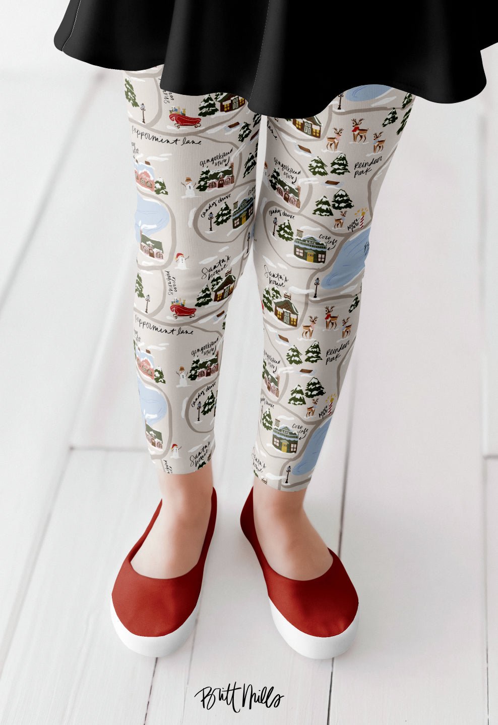 Leggings - North Pole Adventure Kid's Leggings