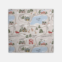 North Pole Adventure Monogrammed Hostess Towel (Single)-Britt Mills Design