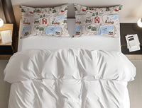 Standard Pillowcase - North Pole Adventure Monogrammed Standard Pillowcase