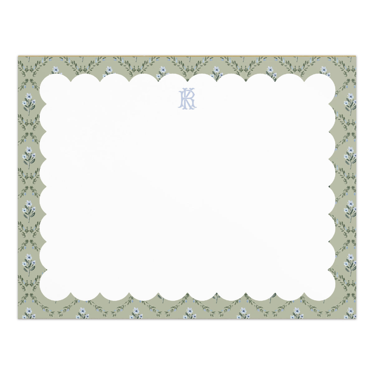 Zera Bloom Monogrammed Notepad