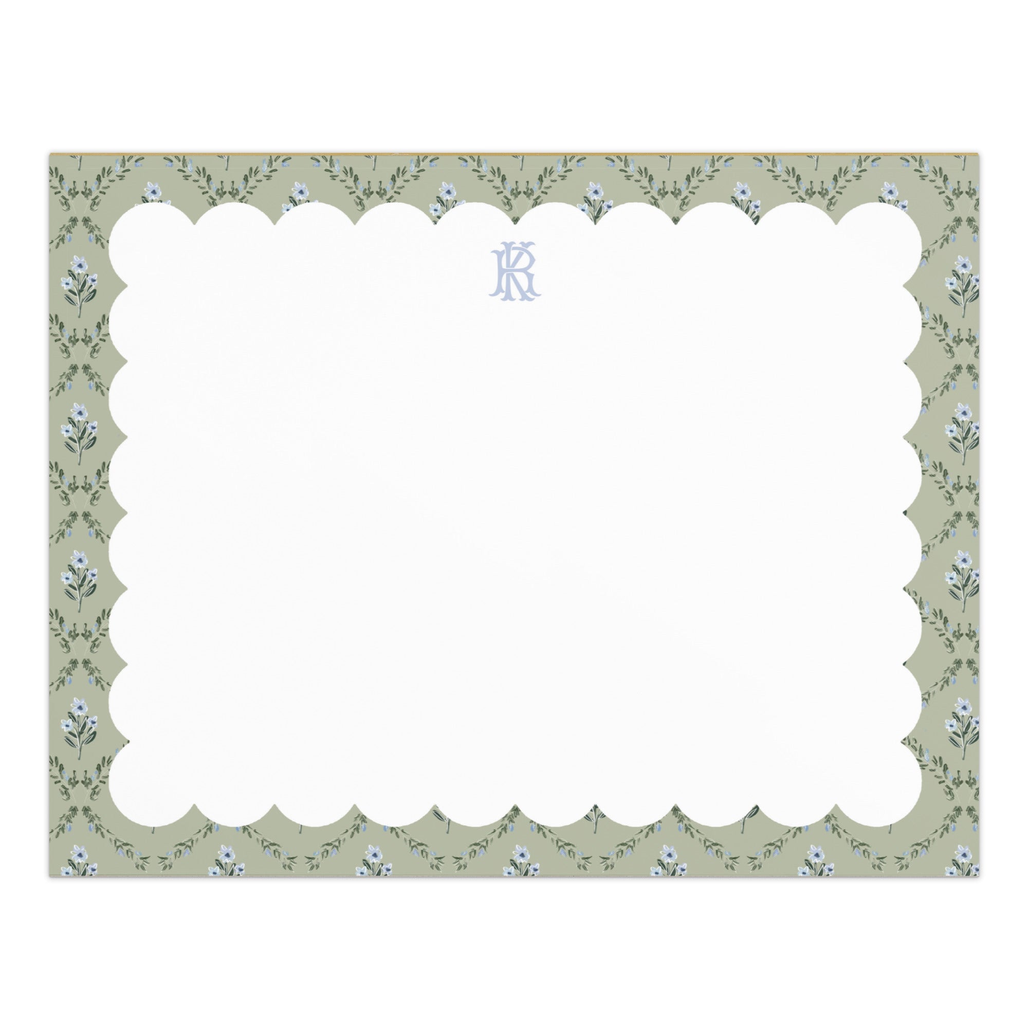 Zera Bloom Monogrammed Notepad