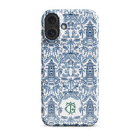 Palm Beach Monogrammed Snap case for iPhone®-Britt Mills Design