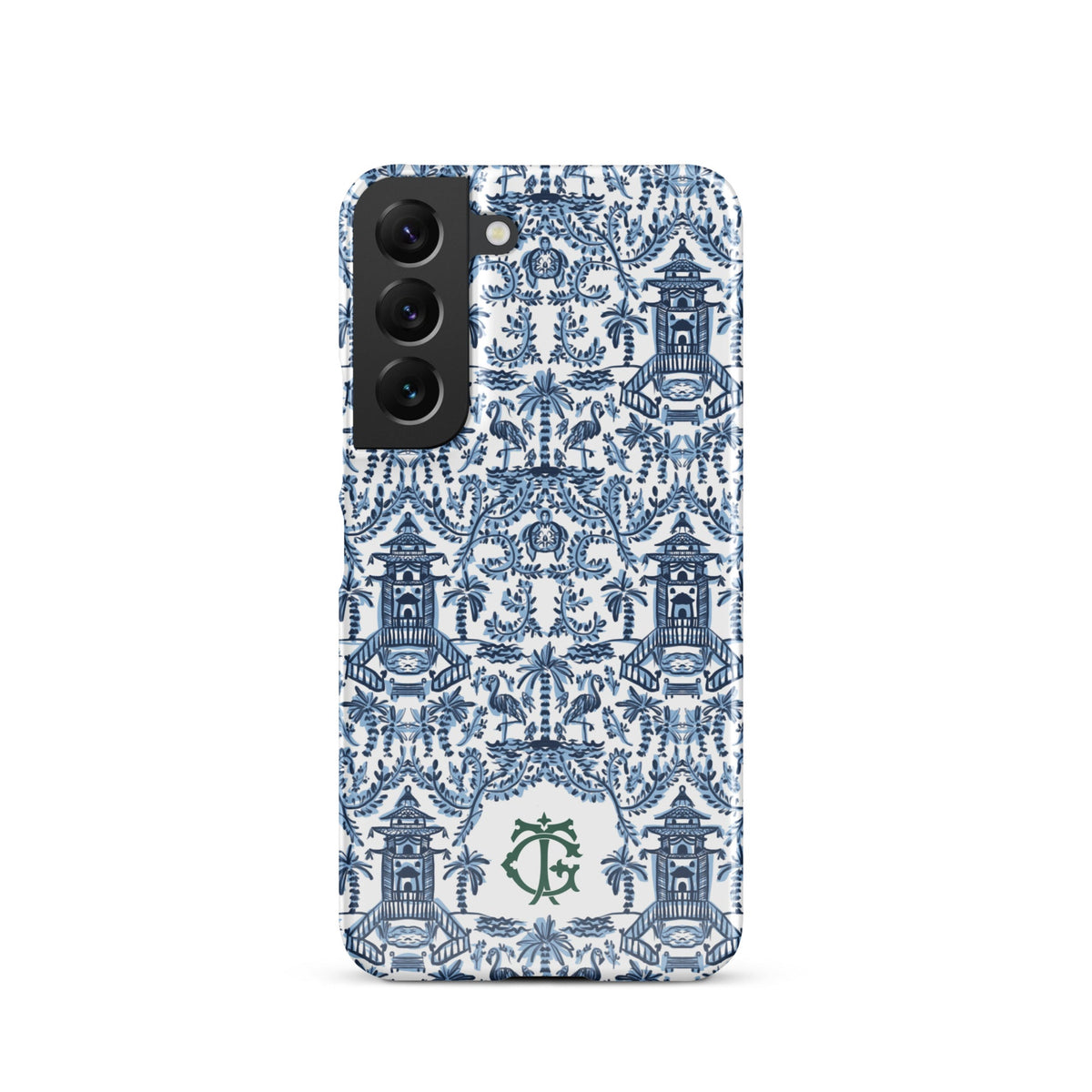 Palm Beach Monogrammed Snap case for Samsung®-Britt Mills Design