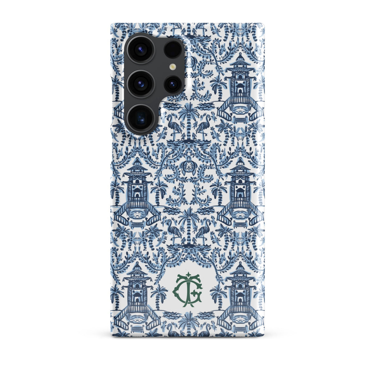 Palm Beach Monogrammed Snap case for Samsung®-Britt Mills Design