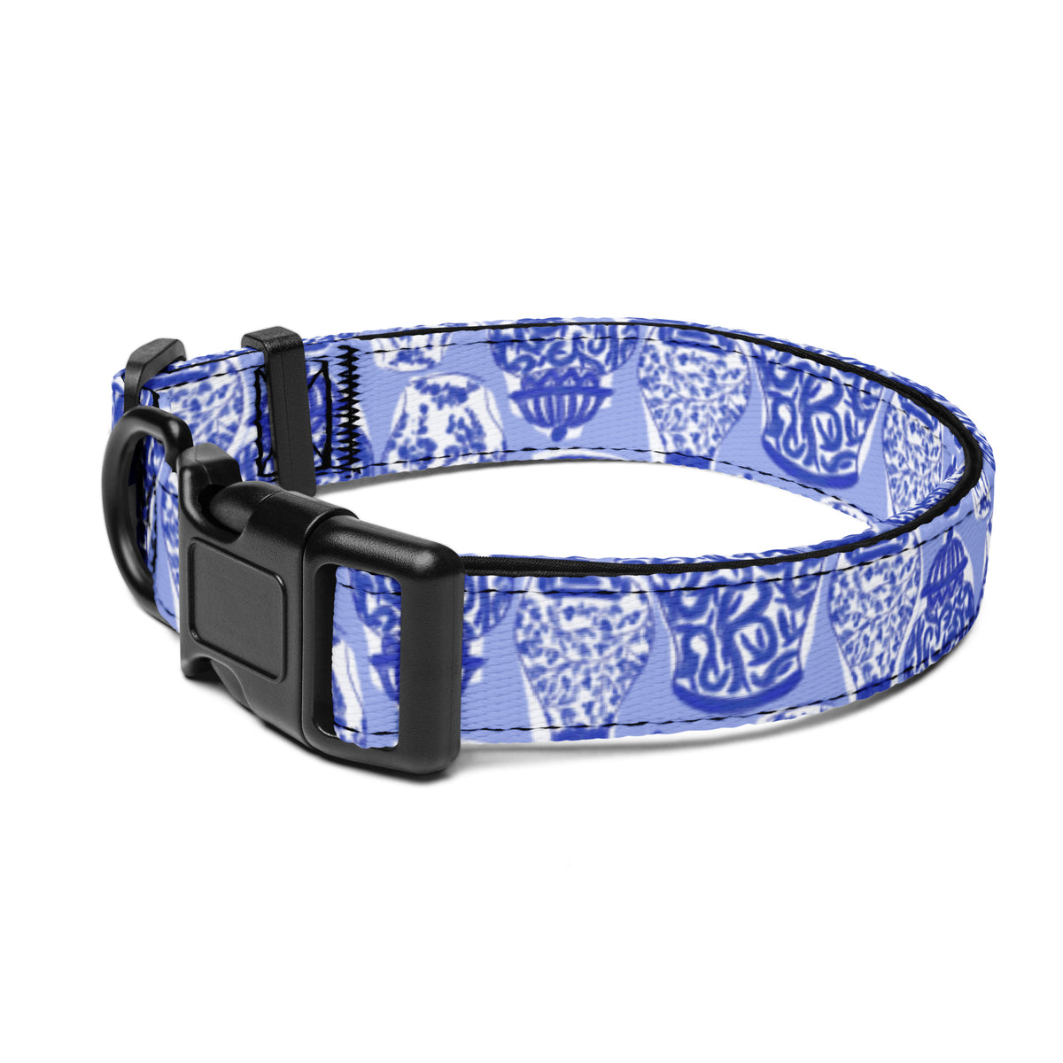 Chinoiserie Jars (Blue) Pet Collar