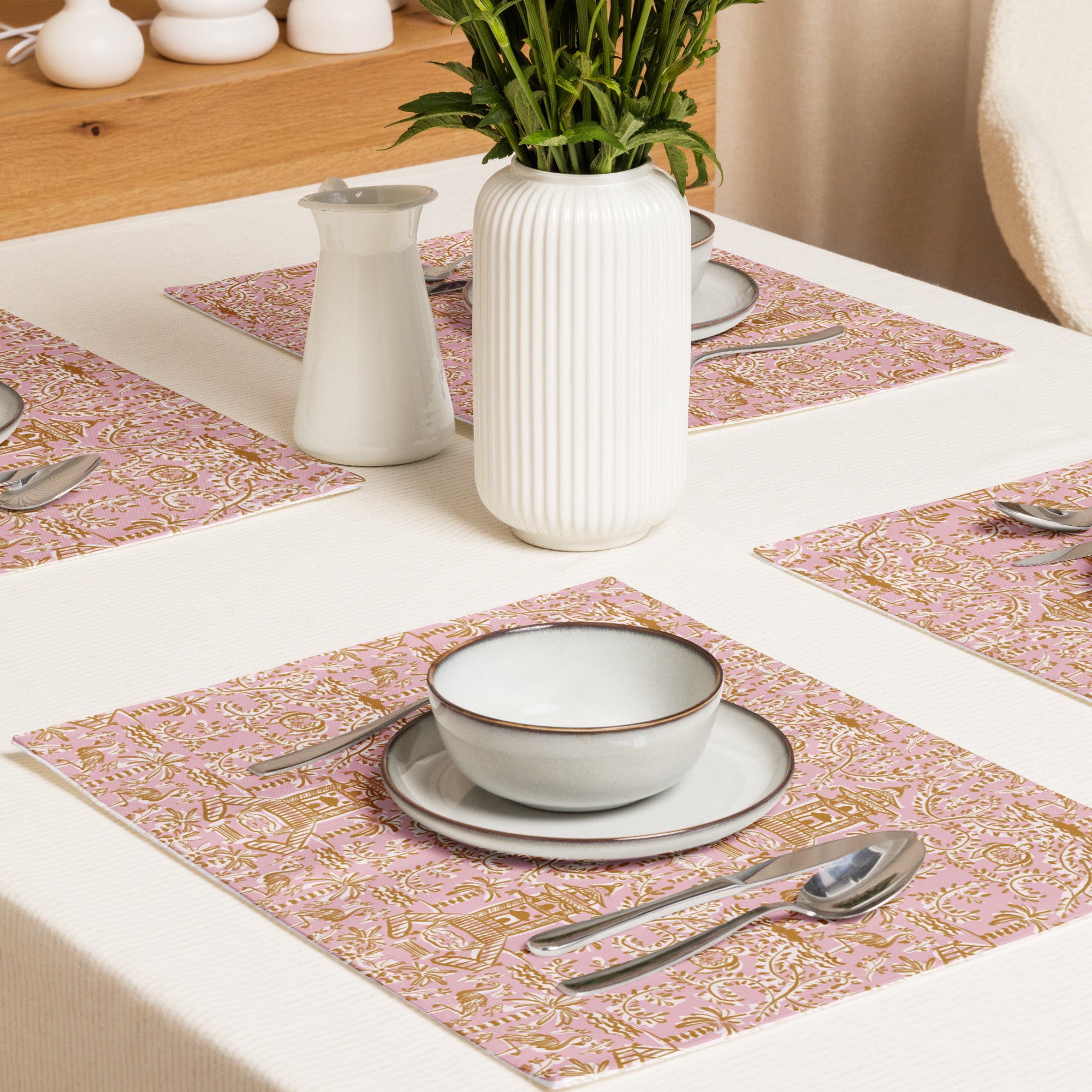 Soirée Pink Placemats (Set of 4)