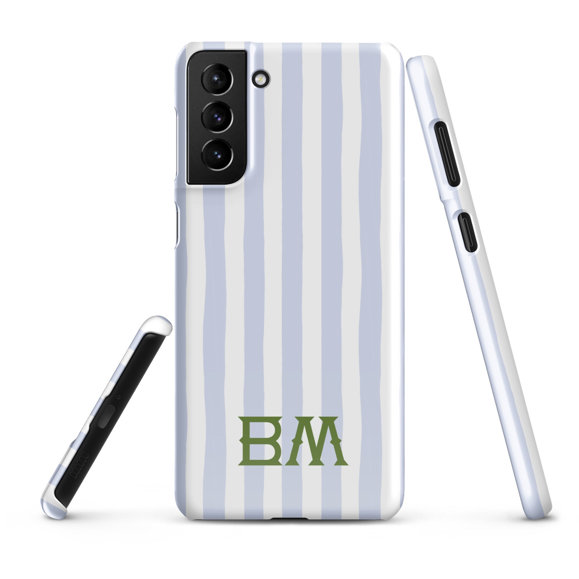 Samsung® CaseSeaside Stripes Monogrammed Snap case for Samsung®Britt Mills Design