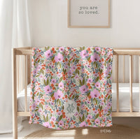 Baby Blankets - Savannah Monogrammed Baby Blanket