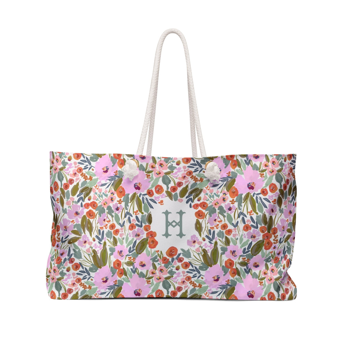 Savannah Monogrammed Carry-All Tote-Britt Mills Design