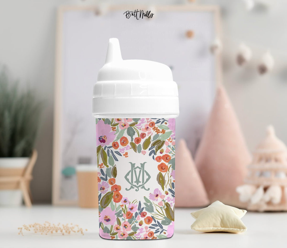 Sippy Cup - Savannah Monogrammed Sippy Cup