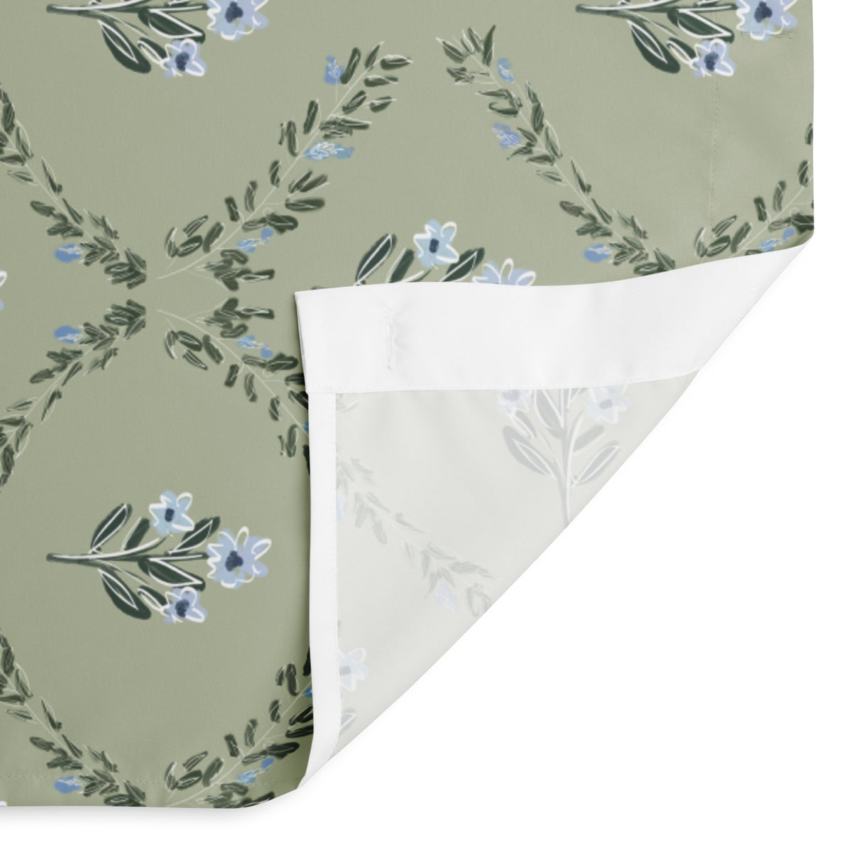 Zera Bloom Monogrammed Shower curtain