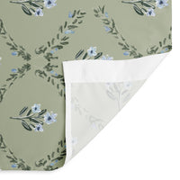 Zera Bloom Monogrammed Shower curtain