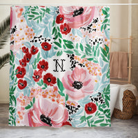 Colette Monogrammed Shower curtain