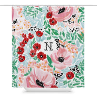 Colette Monogrammed Shower curtain