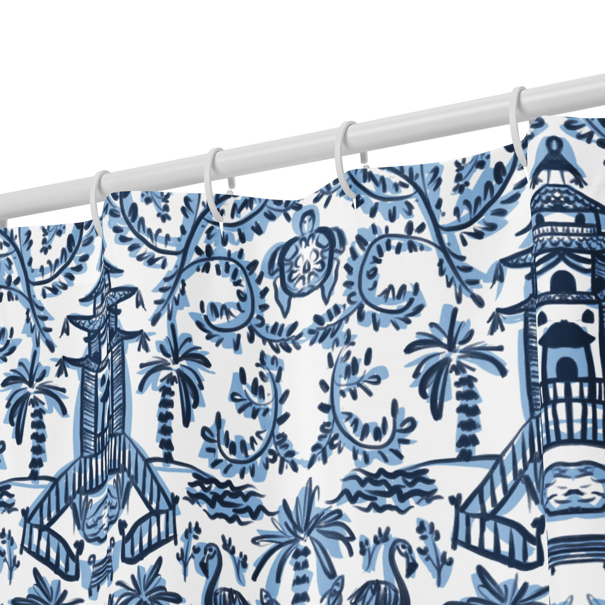 Palm Beach Shower curtain