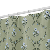 Zera Bloom Monogrammed Shower curtain