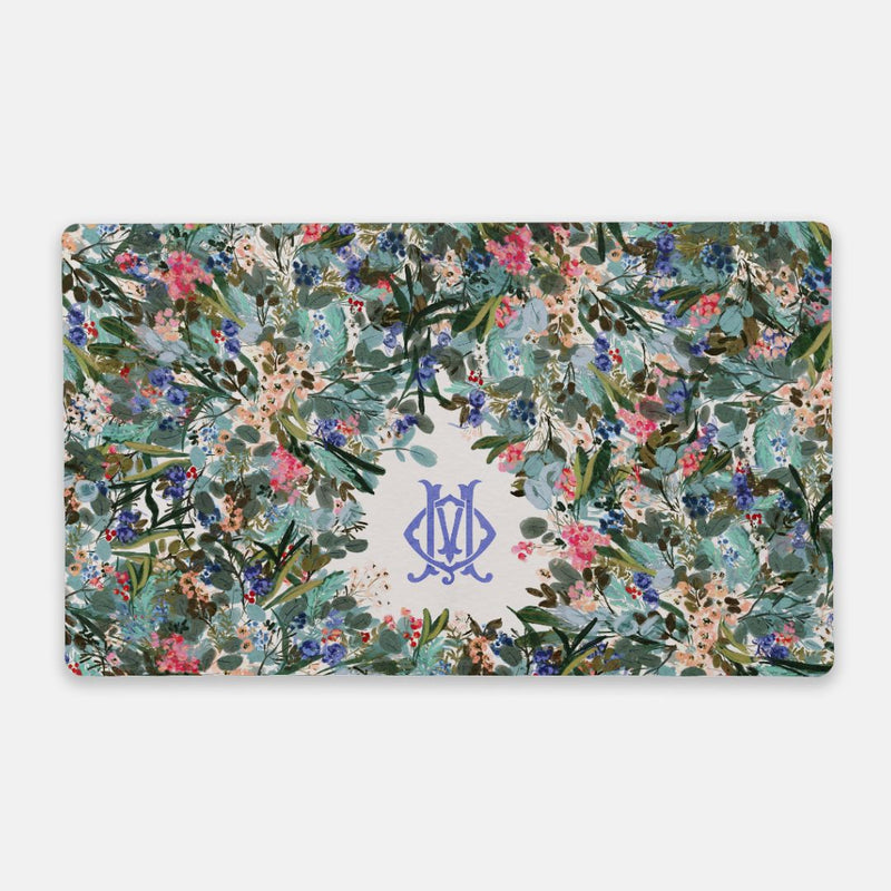 Large Desk Mat - Siesta Key Monogrammed Desk Mat - Large (24" X 14")