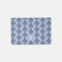 Small Desk MatEvangeline Blue Monogrammed Desk Mat – Small (18″ x 12″)Britt Mills Design
