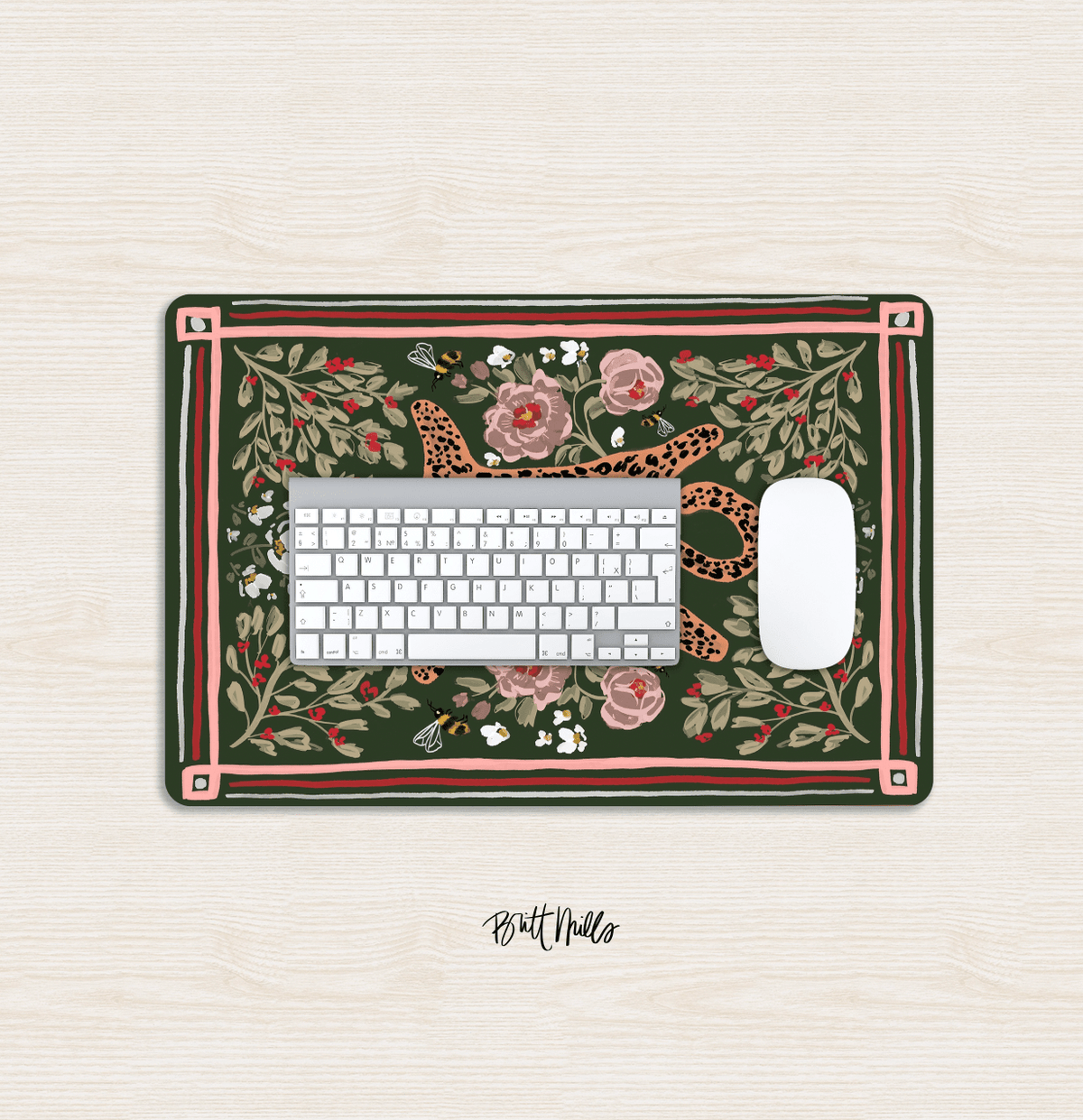 Small Desk MatLegacy Desk Mat – Small (18″ x 12″)Britt Mills Design