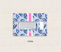 Small Desk MatNantucket Girl Striped Monogrammed Desk Mat – Small (18″ x 12″)Britt Mills Design